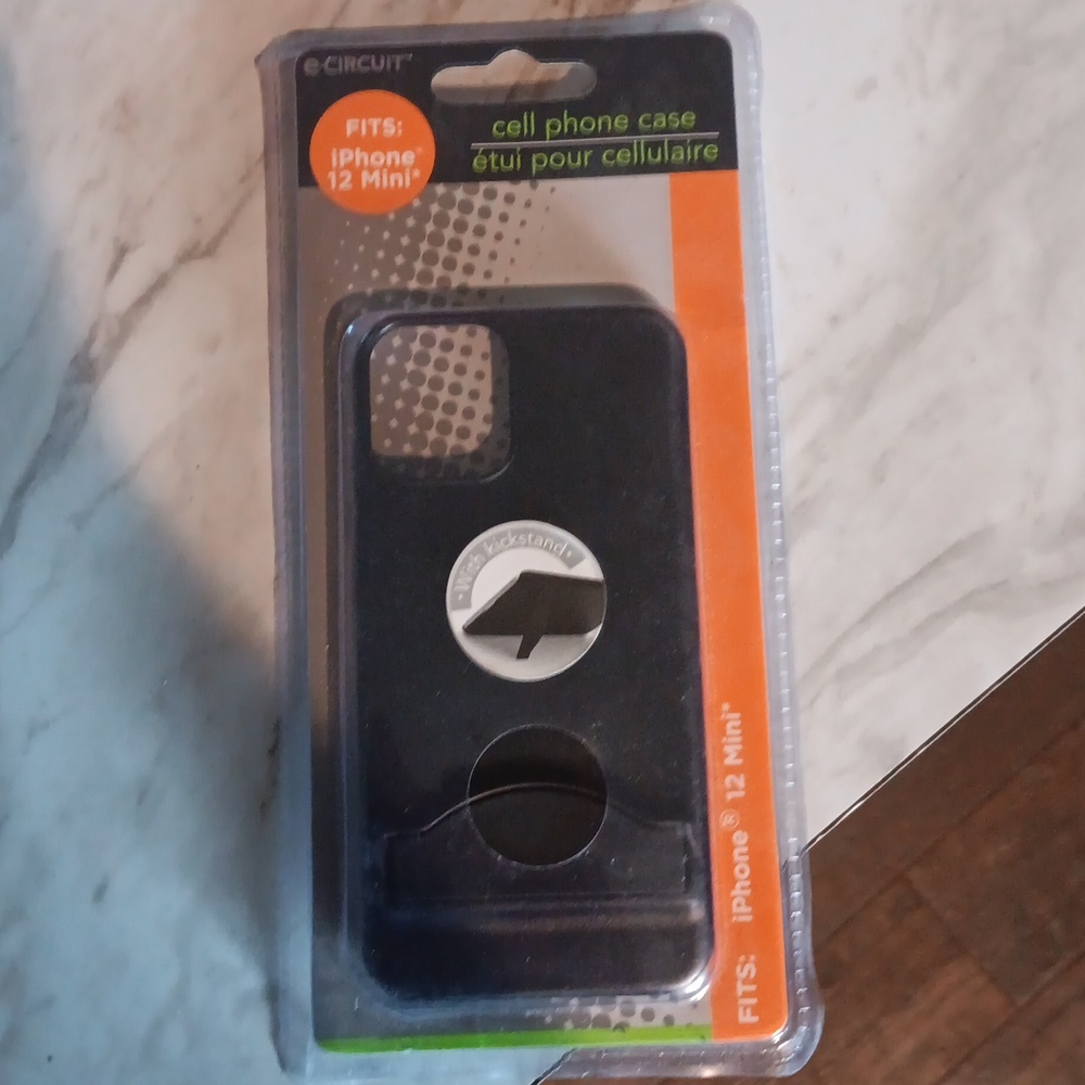 E-circuit iPhone 12mini phone case with kickstand